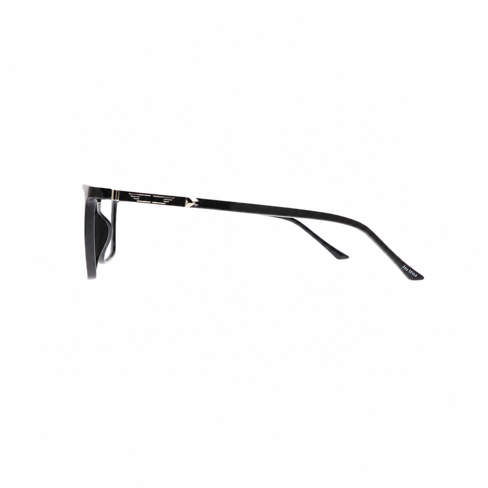 Joy Style 8634C4 Black eyeglasses side view on white background