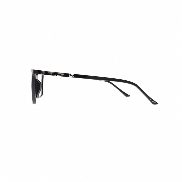 Joy Style 8634C4 Black eyeglasses side view on white background