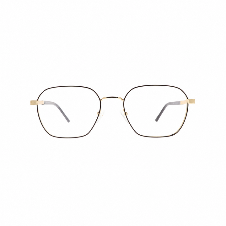 Joy Style For Unisex Metal Eyeglasses Soft Square Size 54 8852c6 Black Gold