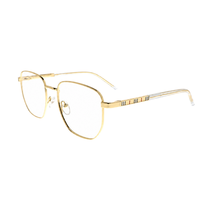 Joy Style For Women Metal Eyeglasses Soft Square Size 53 8860c1 Gold