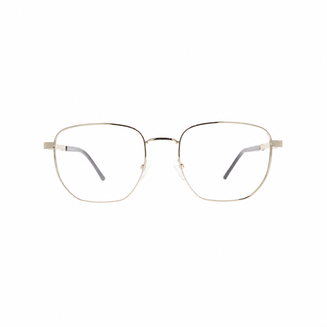 Joy Style For Women Metal Eyeglasses Soft Square Size 53 8860c2 Silver