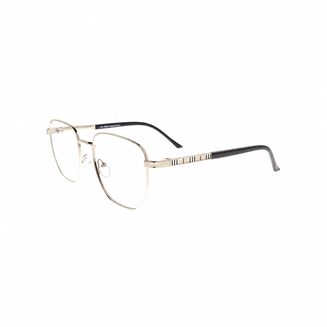 Joy Style For Women Metal Eyeglasses Soft Square Size 53 8860c2 Silver