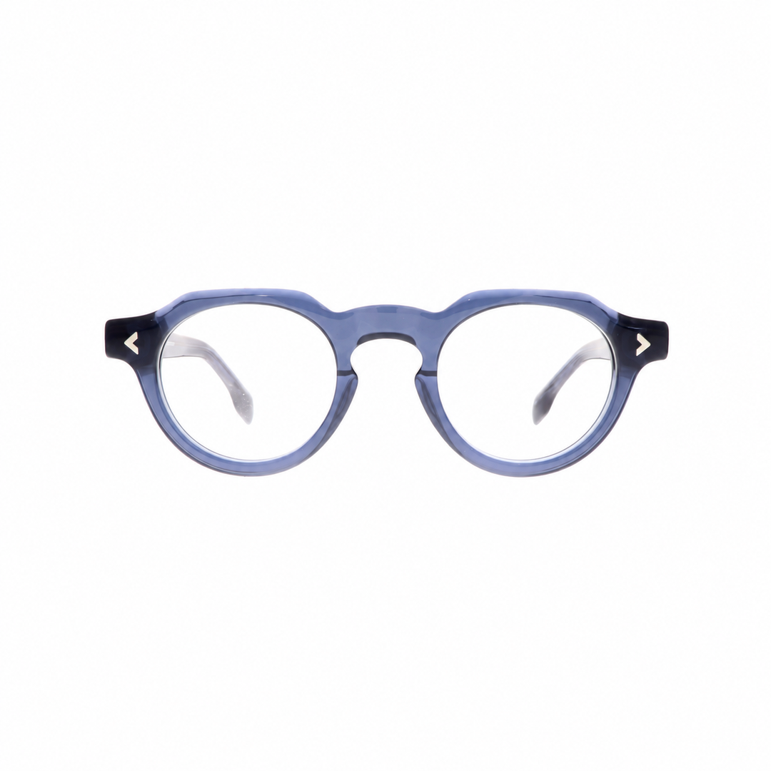 Joy Style 9001C3 blue eyeglasses front view
