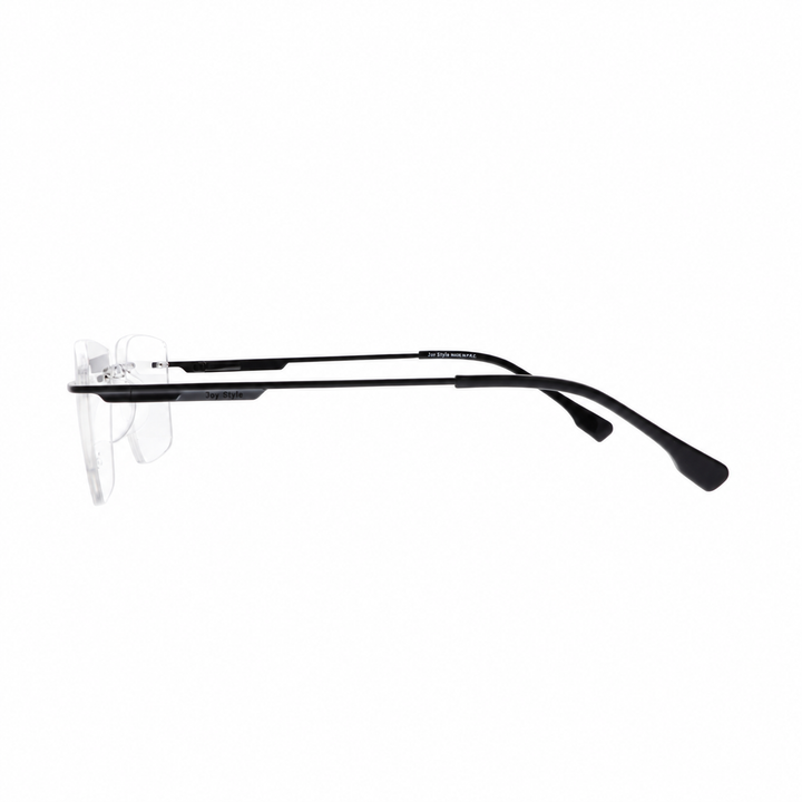 Joy Style For نظارات للجنسين بدون إطار شكل مربع مقاس 53 Ch6600c4 لون رمادي معدني