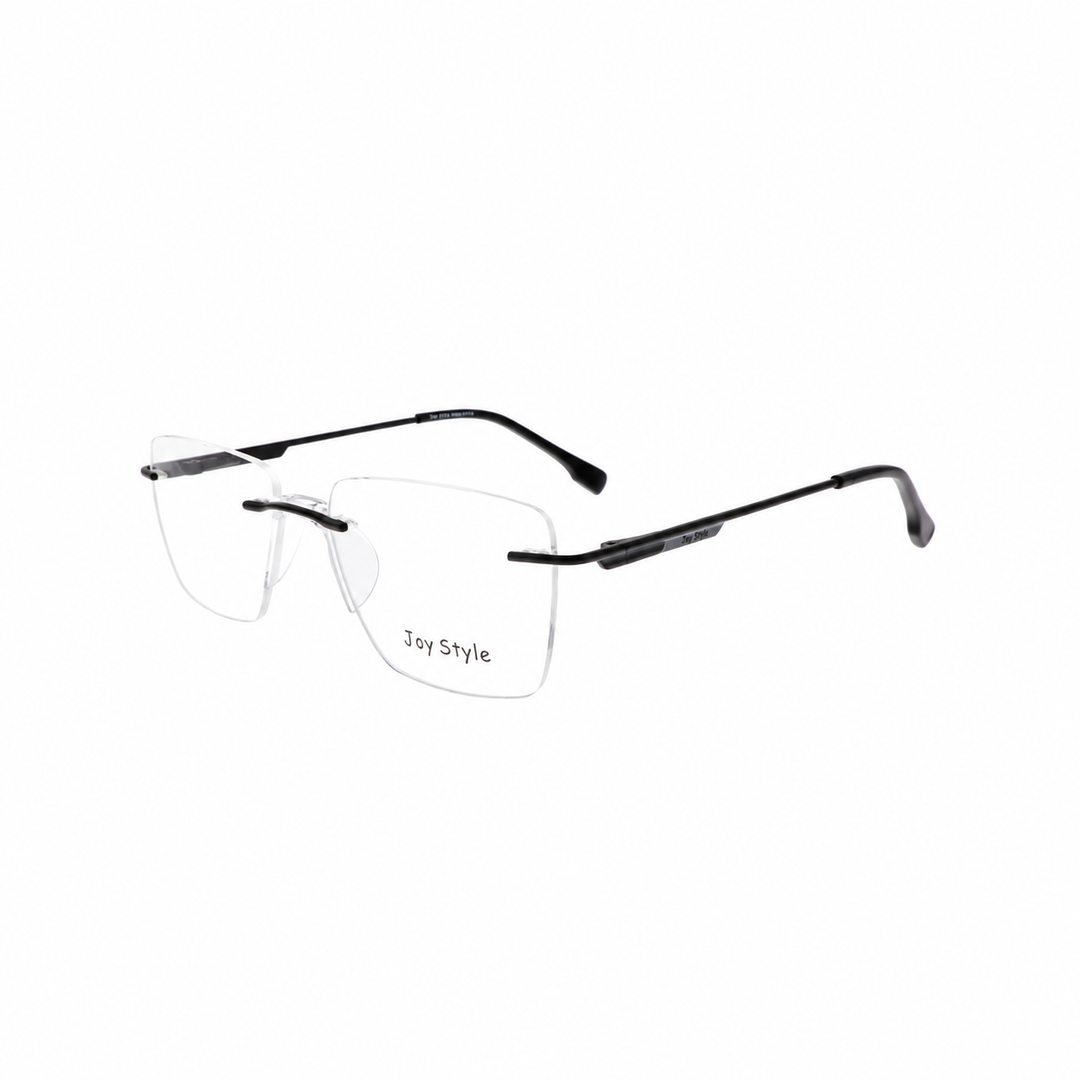 Joy Style For نظارات للجنسين بدون إطار شكل مربع مقاس 53 Ch6600c4 لون رمادي معدني