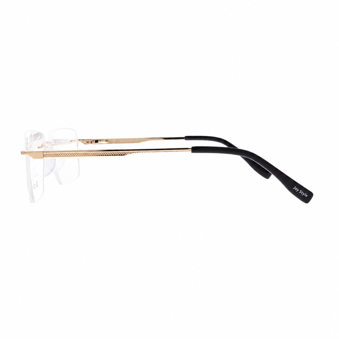 Joy Style CH6602C4 gold rimless eyeglasses view 2