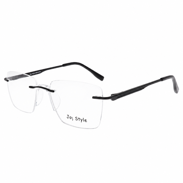 Joy Style CH6602C5 black rimless eyeglasses view 3