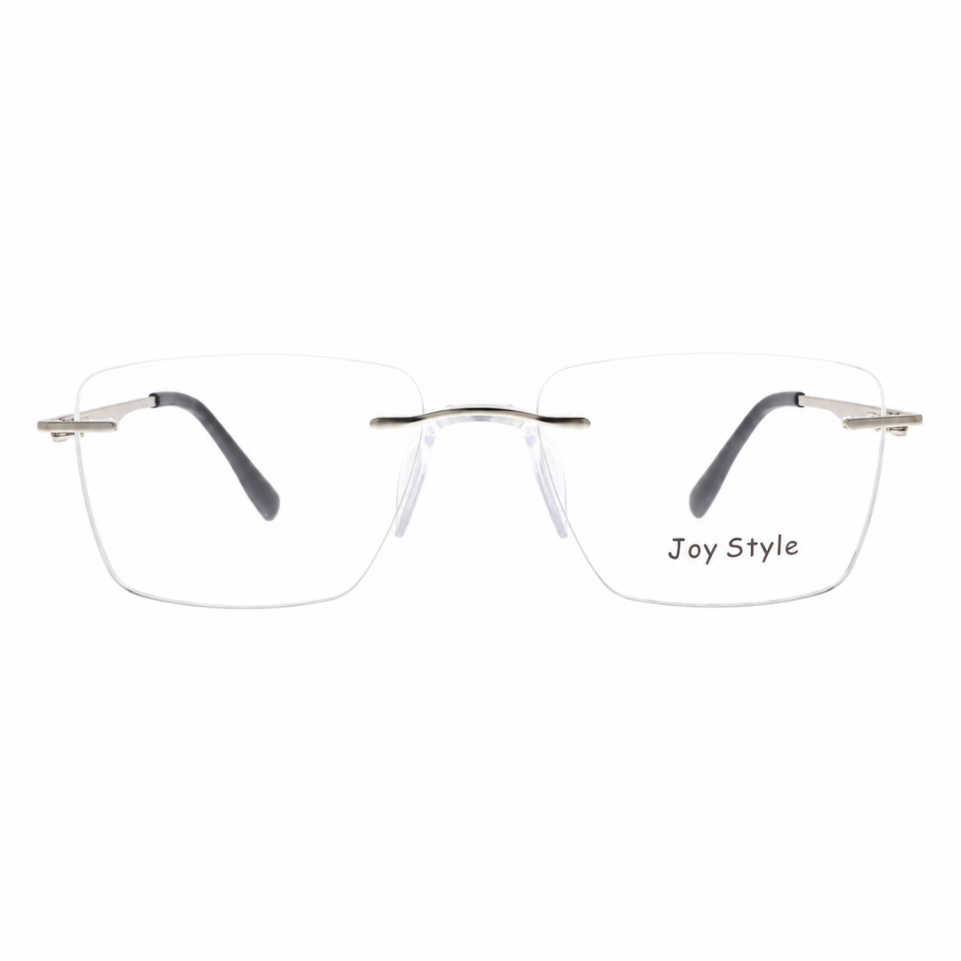 Joy Style CH6602C6 silver rimless eyeglasses view 1