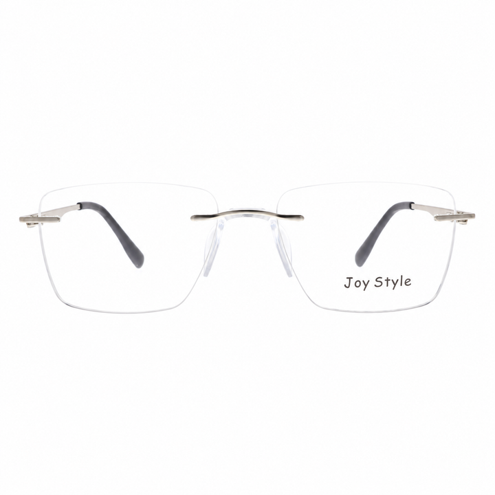 Joy Style CH6602C6 silver rimless eyeglasses view 1