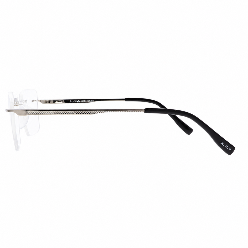 Joy Style CH6602C6 silver rimless eyeglasses view 2