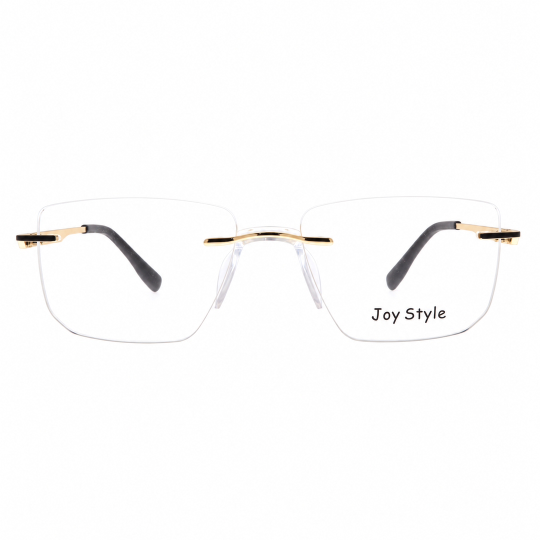 Joy Style CH660353C1 black gold rimless eyeglasses view 1