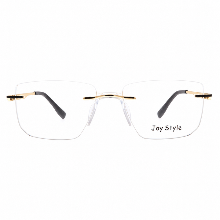 Joy Style CH660353C1 black gold rimless eyeglasses view 1