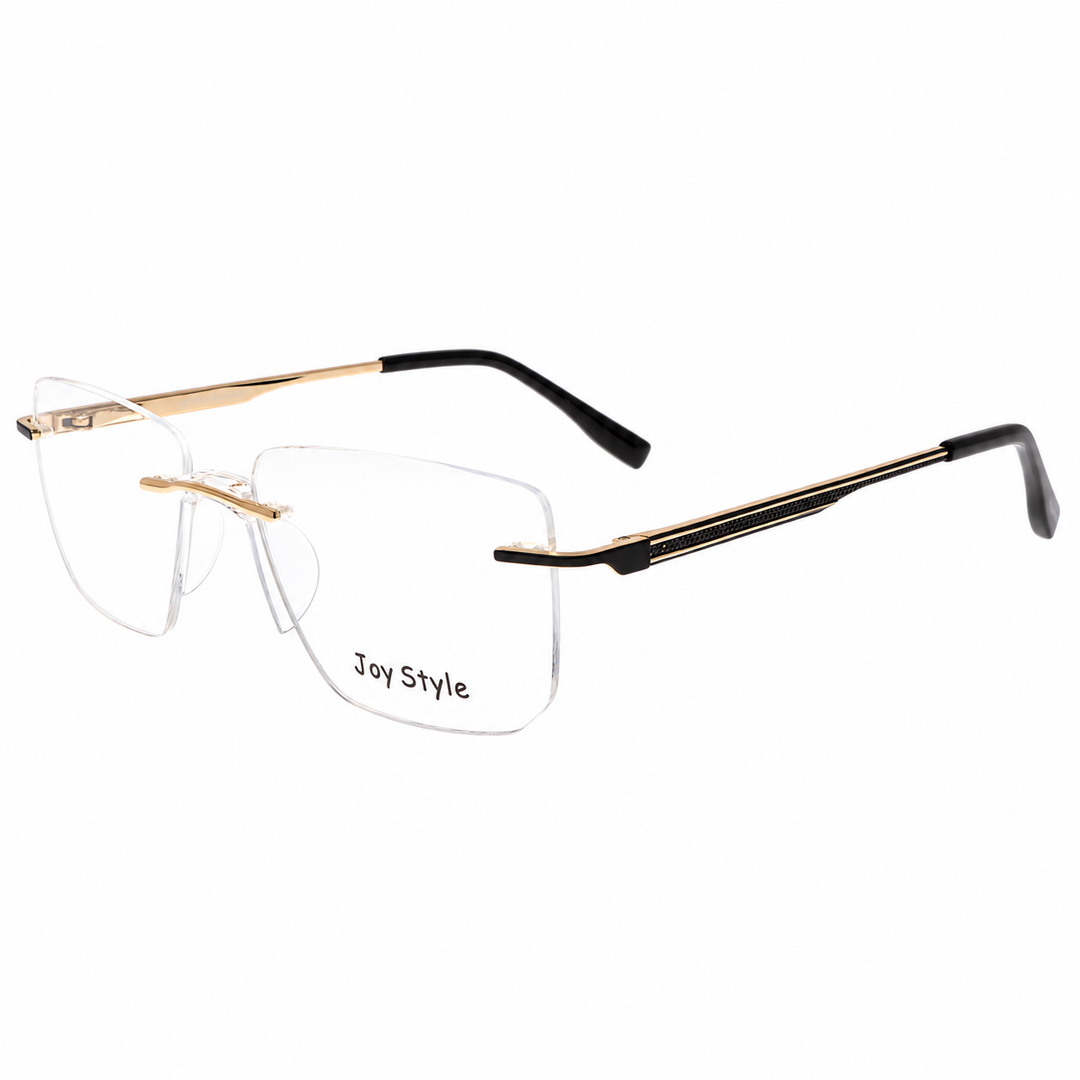 Joy Style CH660353C1 black gold rimless eyeglasses view 3