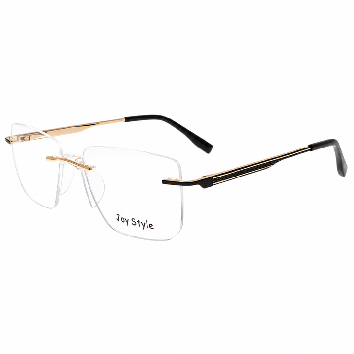 Joy Style CH660353C1 black gold rimless eyeglasses view 3