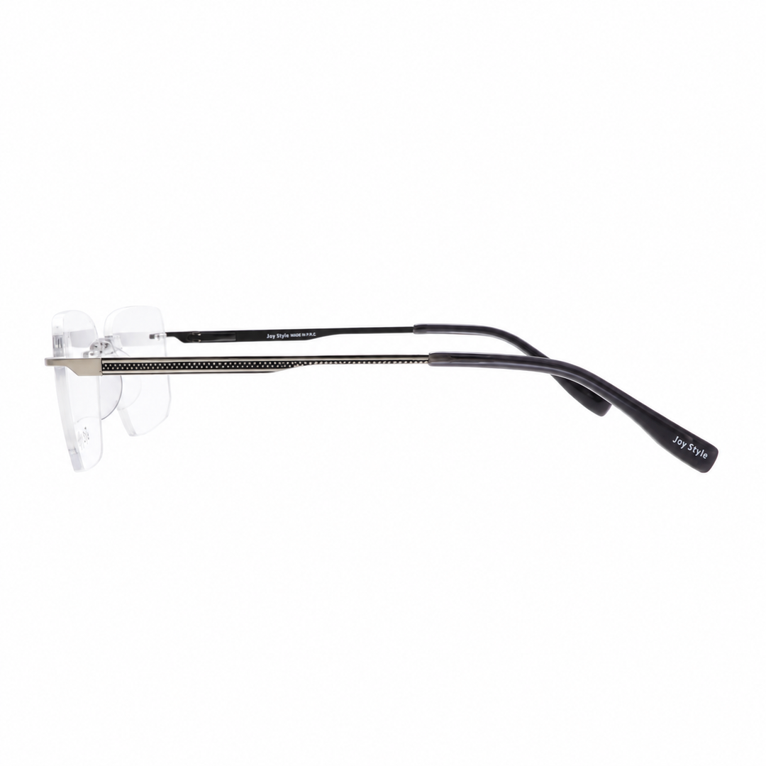 Joy Style CH6603C2 gunmetal rimless eyeglasses view 2