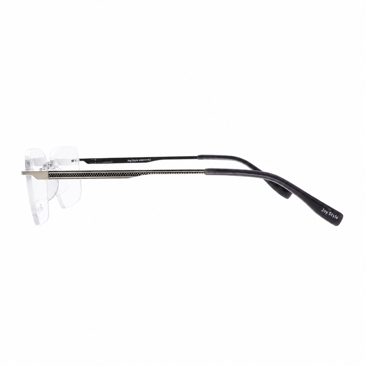 Joy Style CH6603C2 gunmetal rimless eyeglasses view 2