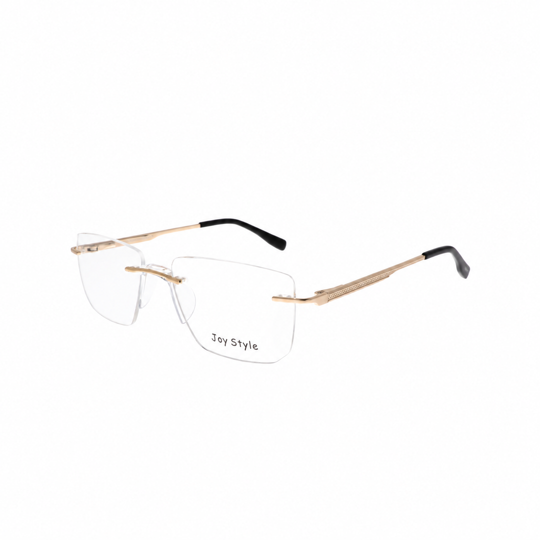 Joy Style CH6603C4 gold rimless eyeglasses view 3