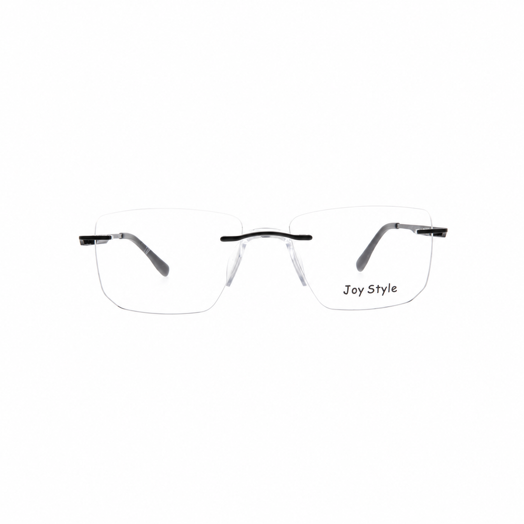 Joy Style CH6603C5 matte black rimless eyeglasses view 1