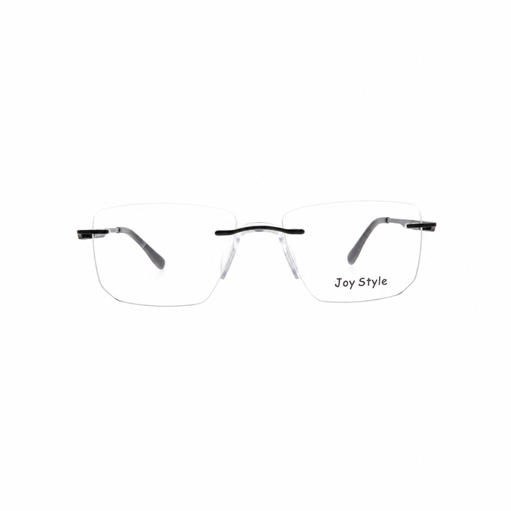 Joy Style CH6603C5 matte black rimless eyeglasses view 1