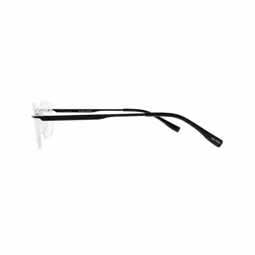Joy Style CH6603C5 matte black rimless eyeglasses view 2