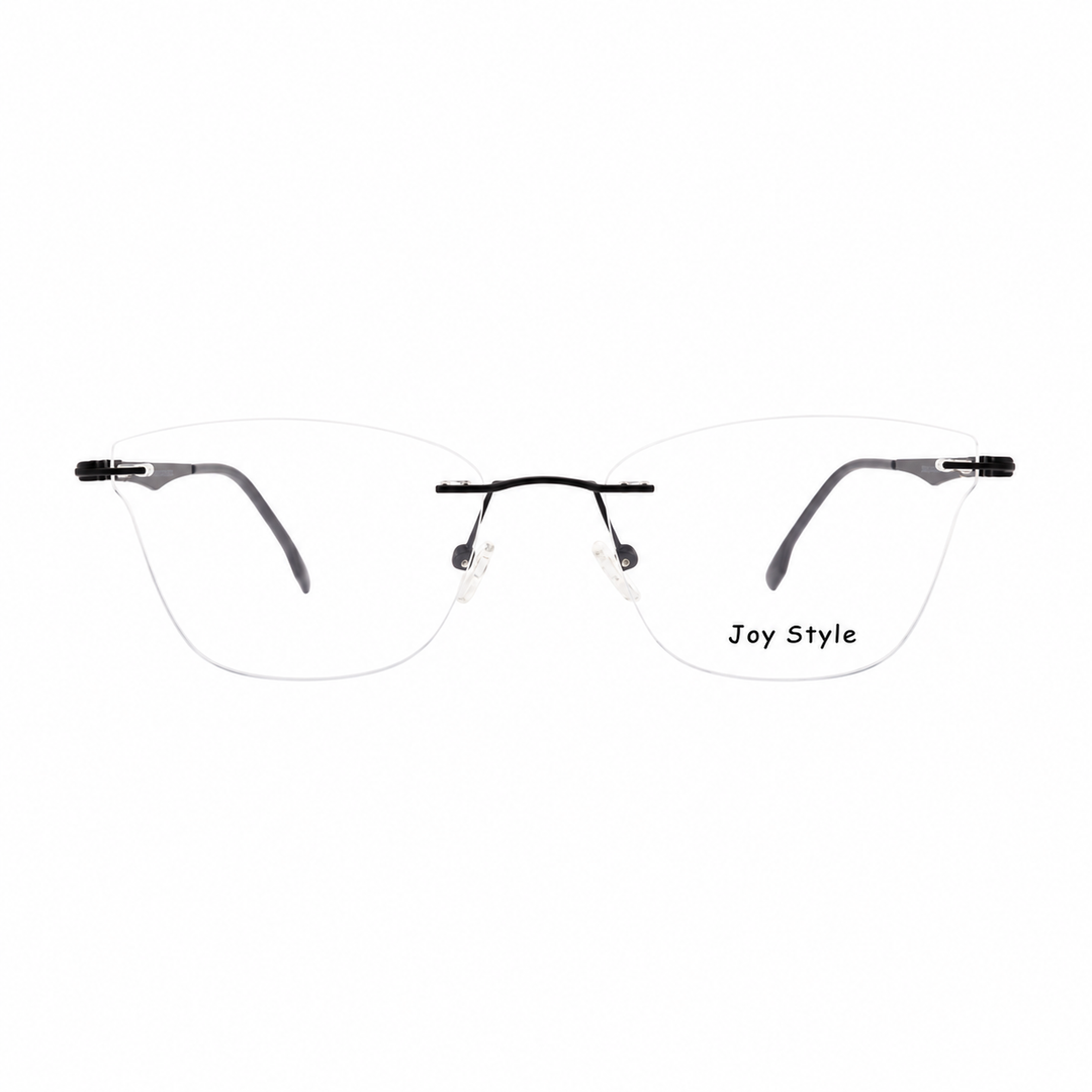 Joy Style DC3060C1 clip eyeglasses front view on white background