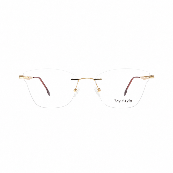 Joy Style DC3060C2 clip eyeglasses front view on white background