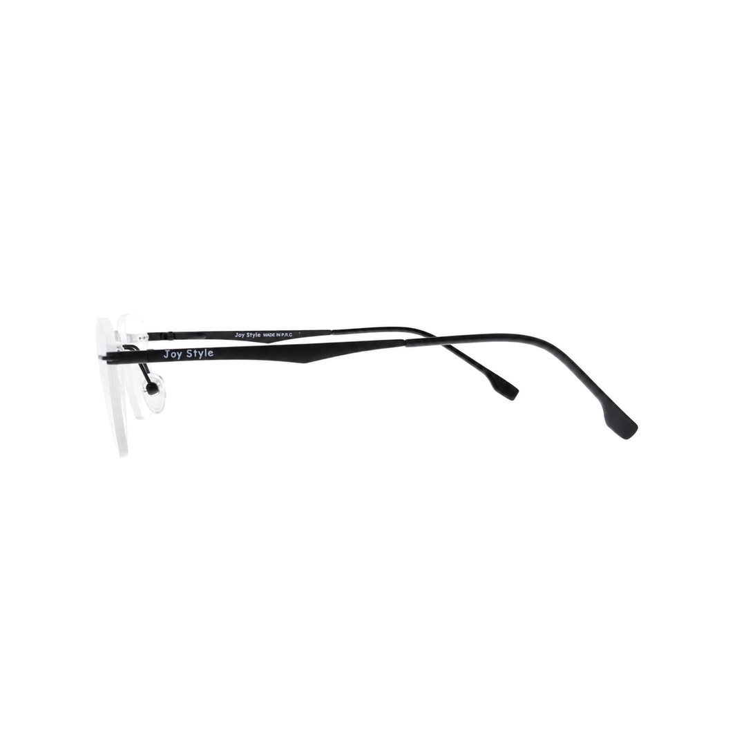Joy Style For Unisex Eyeglasses Clip Rimless Square Shape Size 52 Dc3064c1clip Matte Black