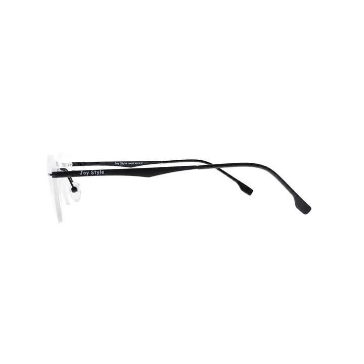 Joy Style For Unisex Eyeglasses Clip Rimless Square Shape Size 52 Dc3064c1clip Matte Black