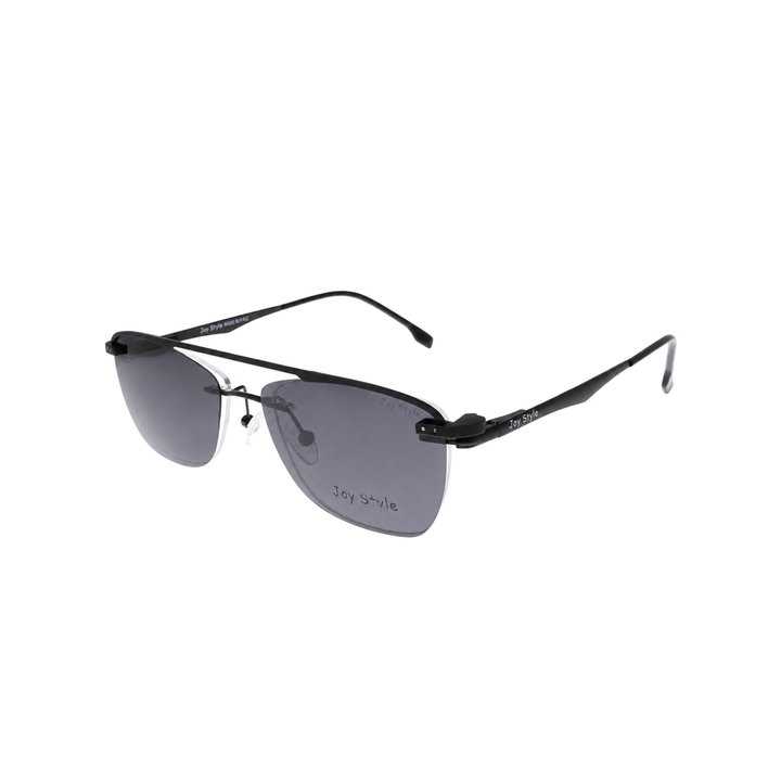 Joy Style For Unisex Eyeglasses Clip Rimless Square Shape Size 52 Dc3064c1clip Matte Black