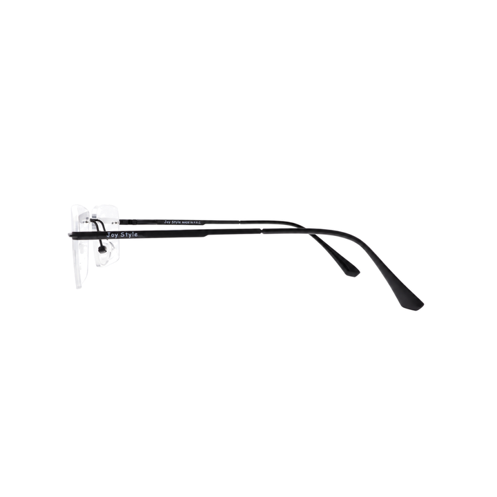 نظارة طبية للجنسين بتصميم مشبك من Joy Style، بدون إطار، شكل مربع، مقاس 54، طراز Dc3067c1clip، لون أسود مطفي
