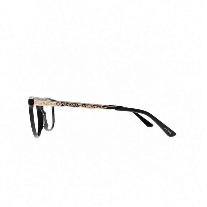 نظارة Joy Style للجنسين بشكل مربع، مقاس 53، FG1114C1 أسود