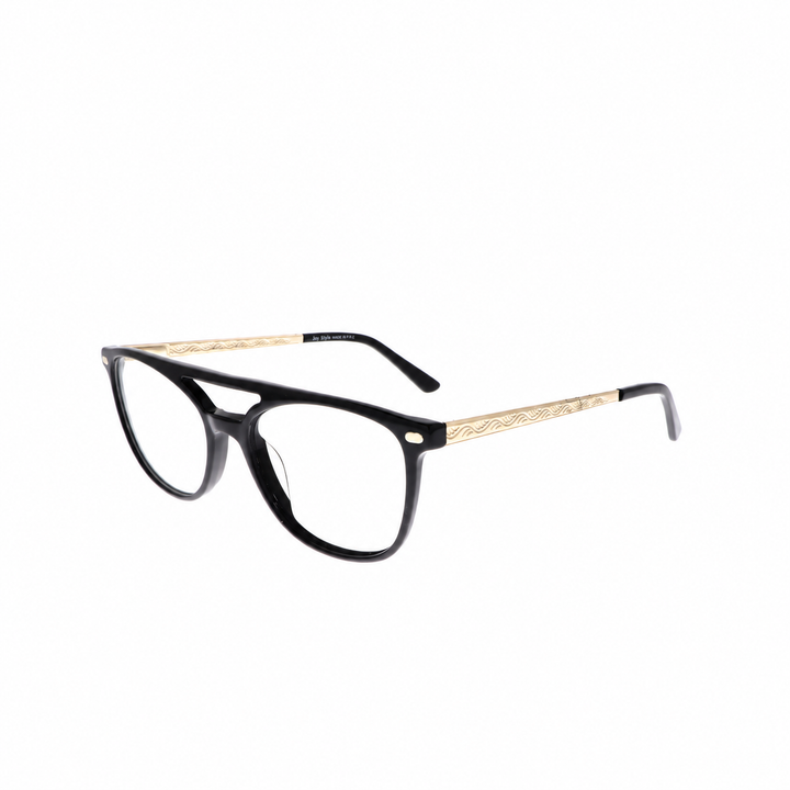 نظارة Joy Style للجنسين بشكل مربع، مقاس 53، FG1114C1 أسود