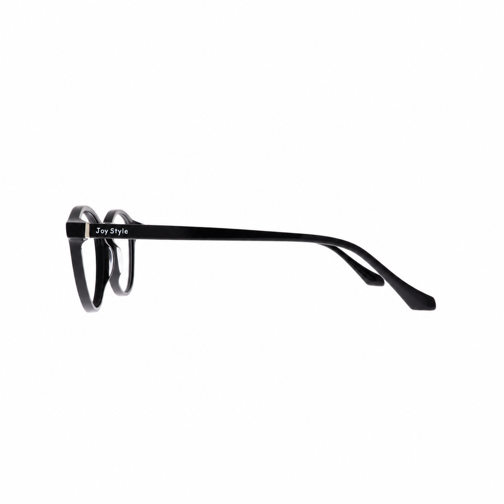 Joy Style JOYFH2297C1 black round eyeglasses side view