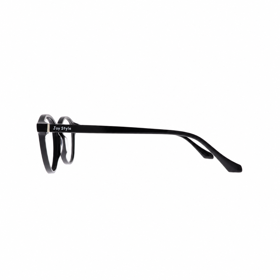 Joy Style JOYFH2297C1 black round eyeglasses side view