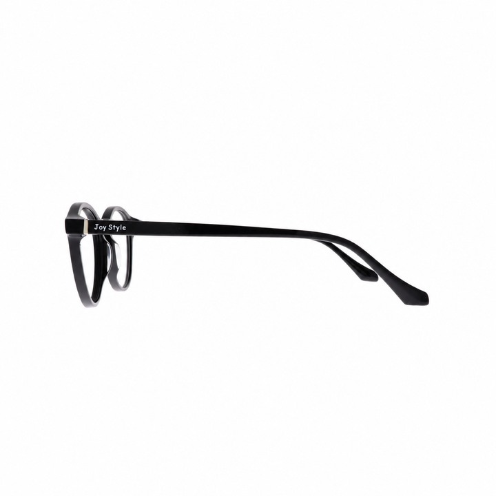 Joy Style JOYFH2297C1 black round eyeglasses side view