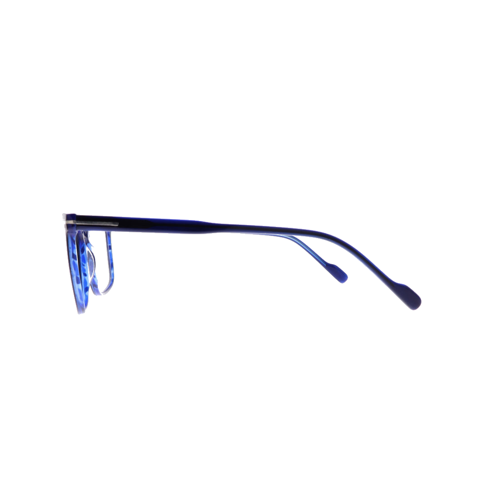 Joy Style JOYFT5693C12 blue eyeglasses side view