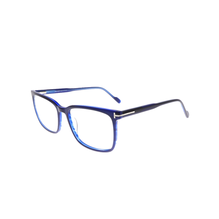 Joy Style JOYFT5693C12 blue eyeglasses angle view