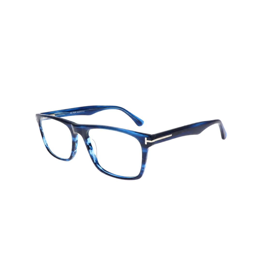 Joy Style FT5741C45 blue square eyeglasses angle view