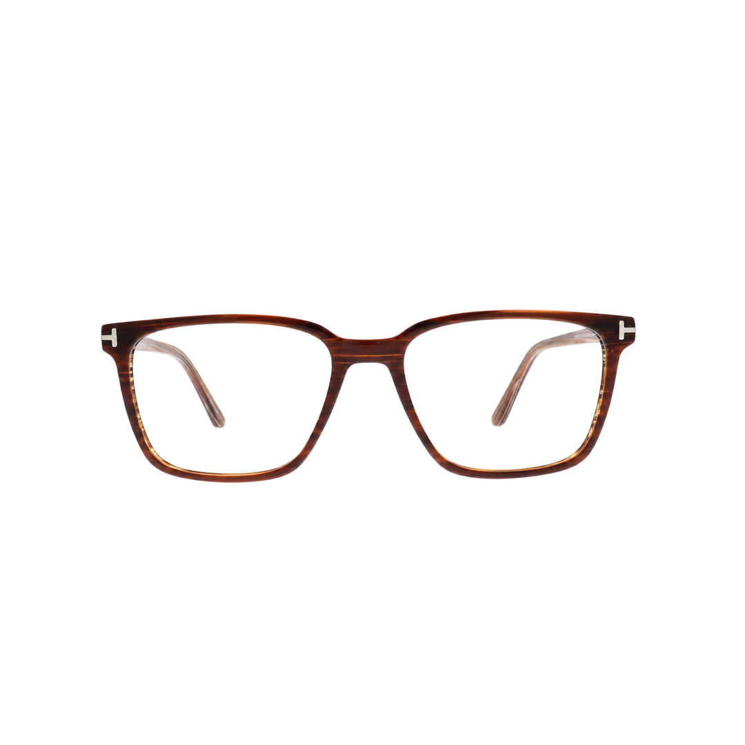 Joy Style FT5742C14 brown square eyeglasses front view