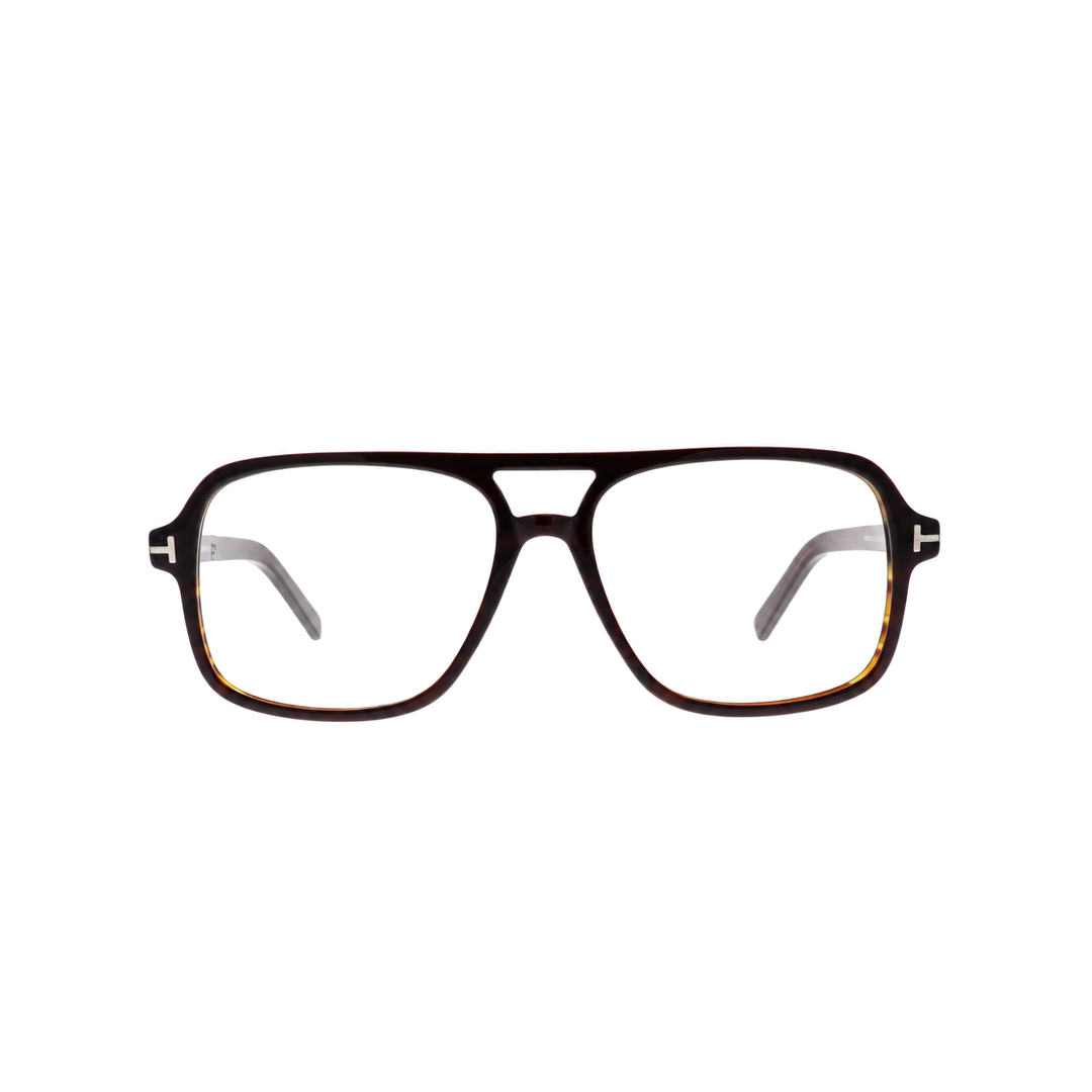 Joy Style For Unisex Eyeglasses Square Shape Size 55 Ft5745c14 Brown