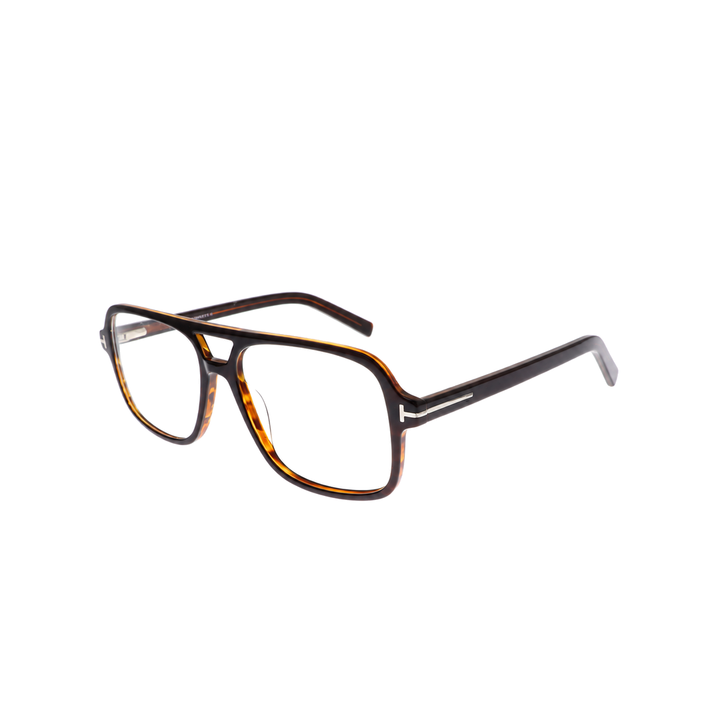 Joy Style For Unisex Eyeglasses Square Shape Size 55 Ft5745c14 Brown