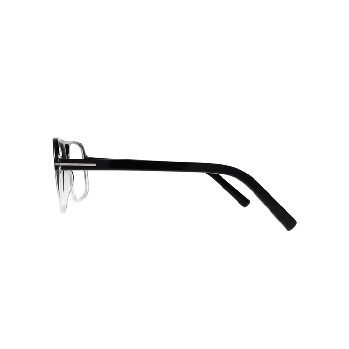 Joy Style For Unisex Eyeglasses Square Shape Size 55 Ft5745c288 Black Clear