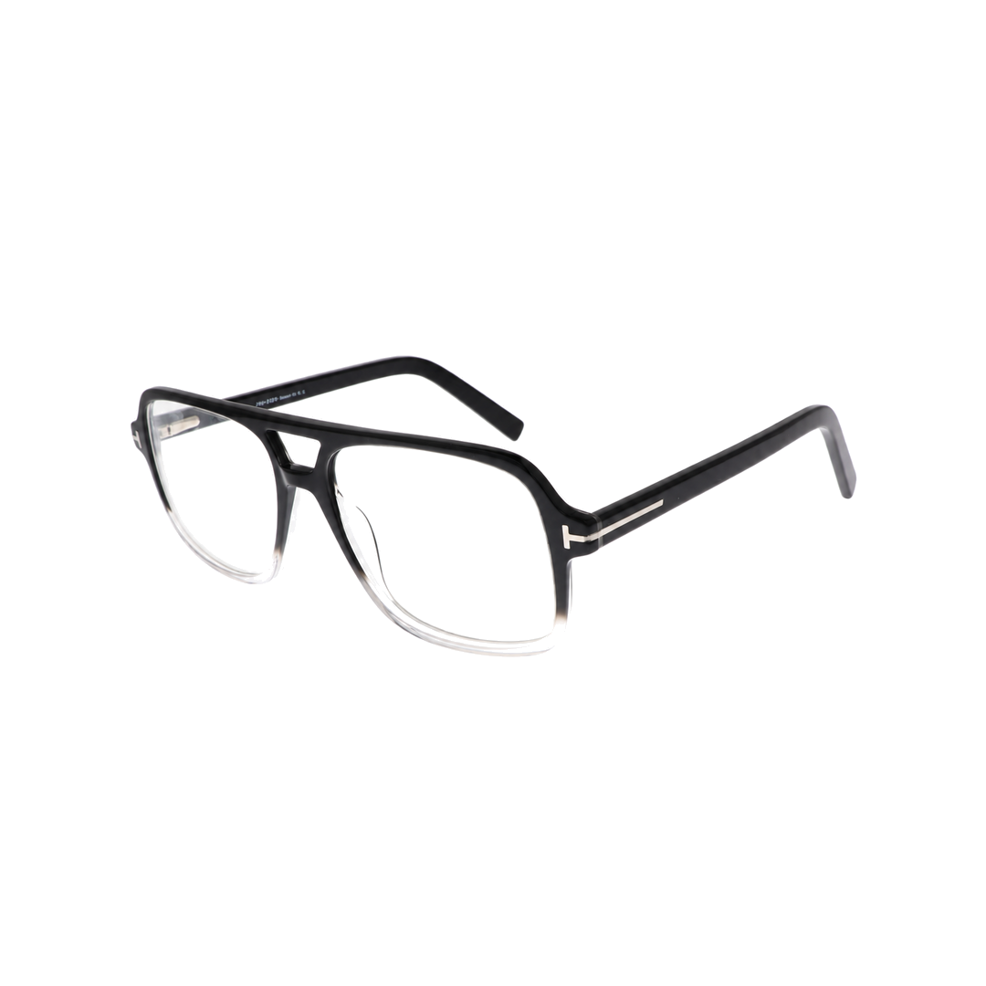 Joy Style For Unisex Eyeglasses Square Shape Size 55 Ft5745c288 Black Clear
