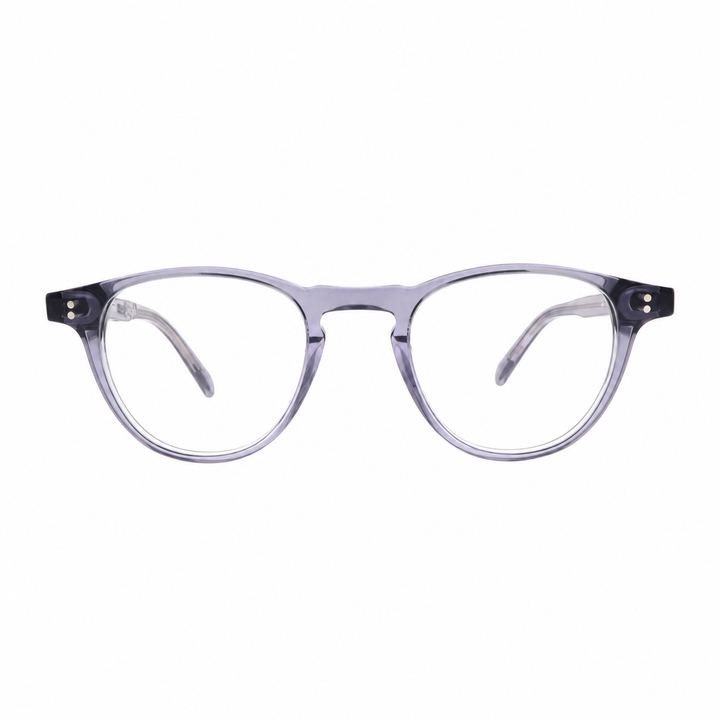 Joy Style HA76C8 grey eyeglasses front view on white background
