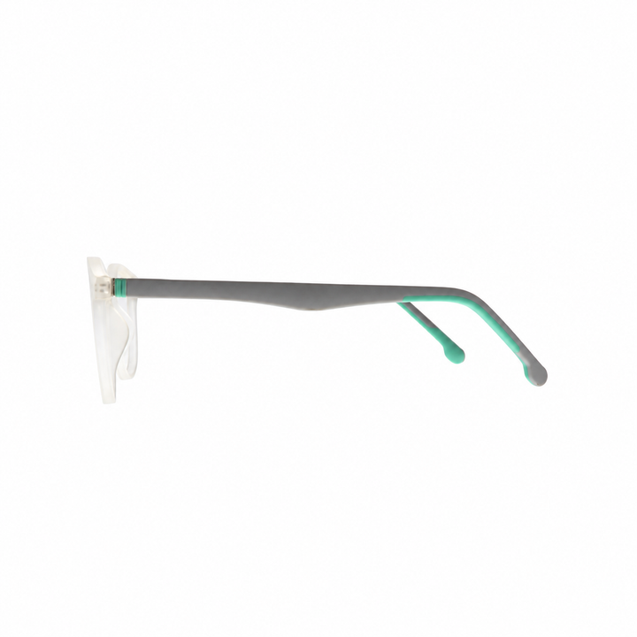Joy Style For Unisex Eyeglasses Round Shape 49 Hf108c7 Clear White