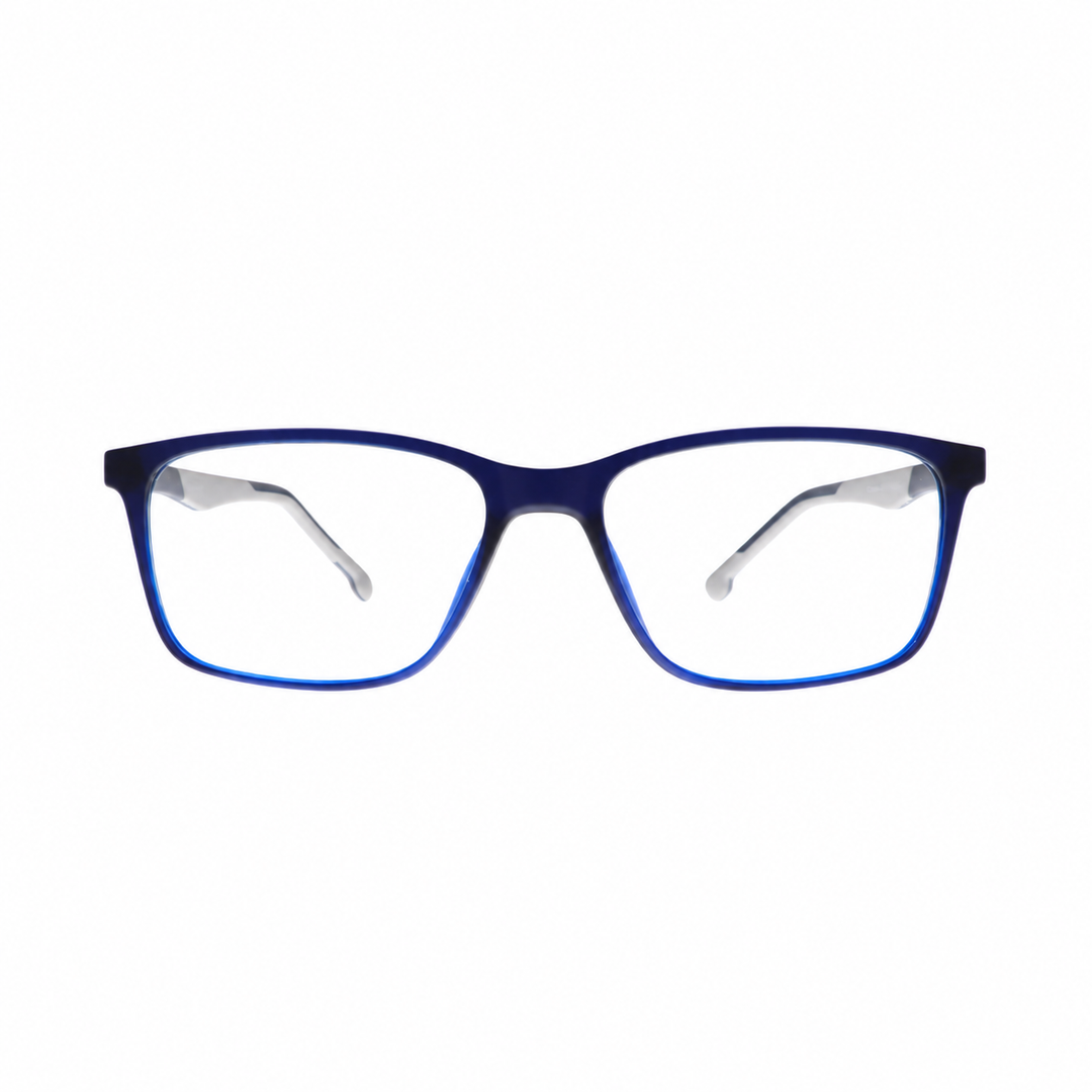 Joy Style For Unisex Eyeglasses Square Shape Size 52 Hf110c4 Blue