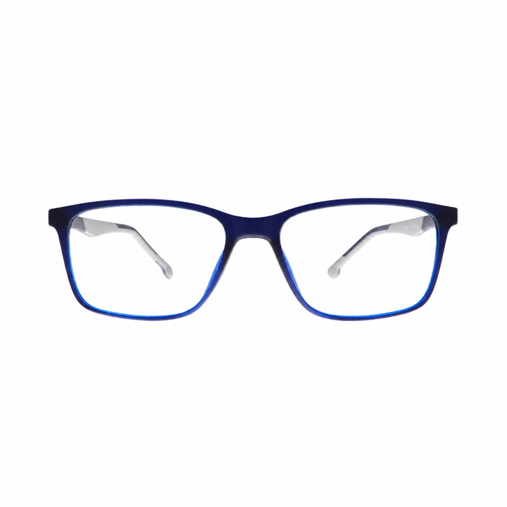 Joy Style For Unisex Eyeglasses Square Shape Size 52 Hf110c4 Blue