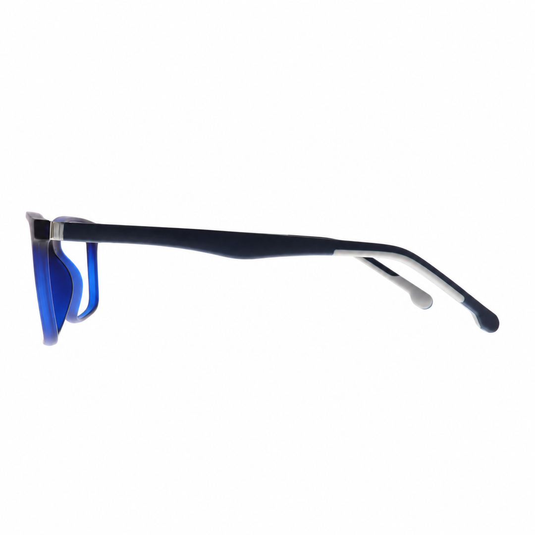 Joy Style For Unisex Eyeglasses Square Shape Size 52 Hf110c4 Blue