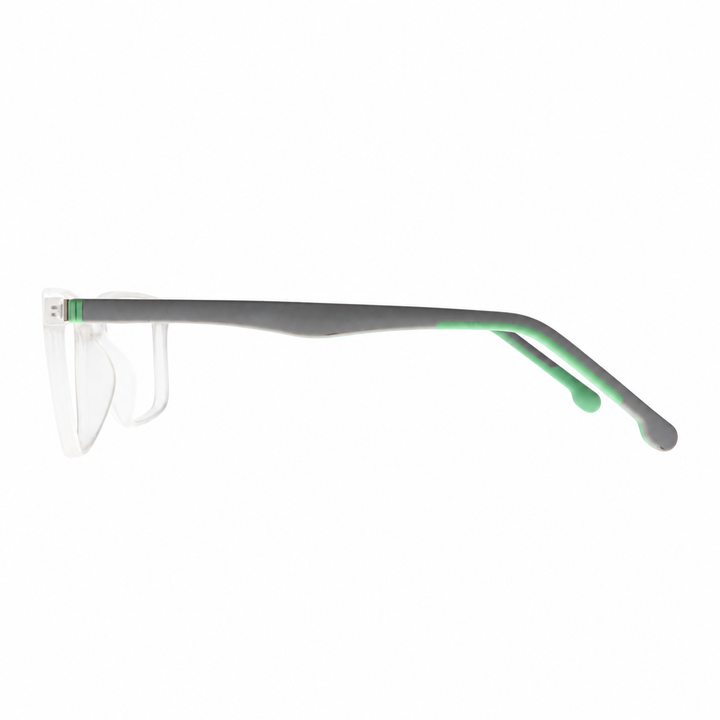 Joy Style For Unisex Eyeglasses Square Shape Size 52 Hf110c7 Clear White