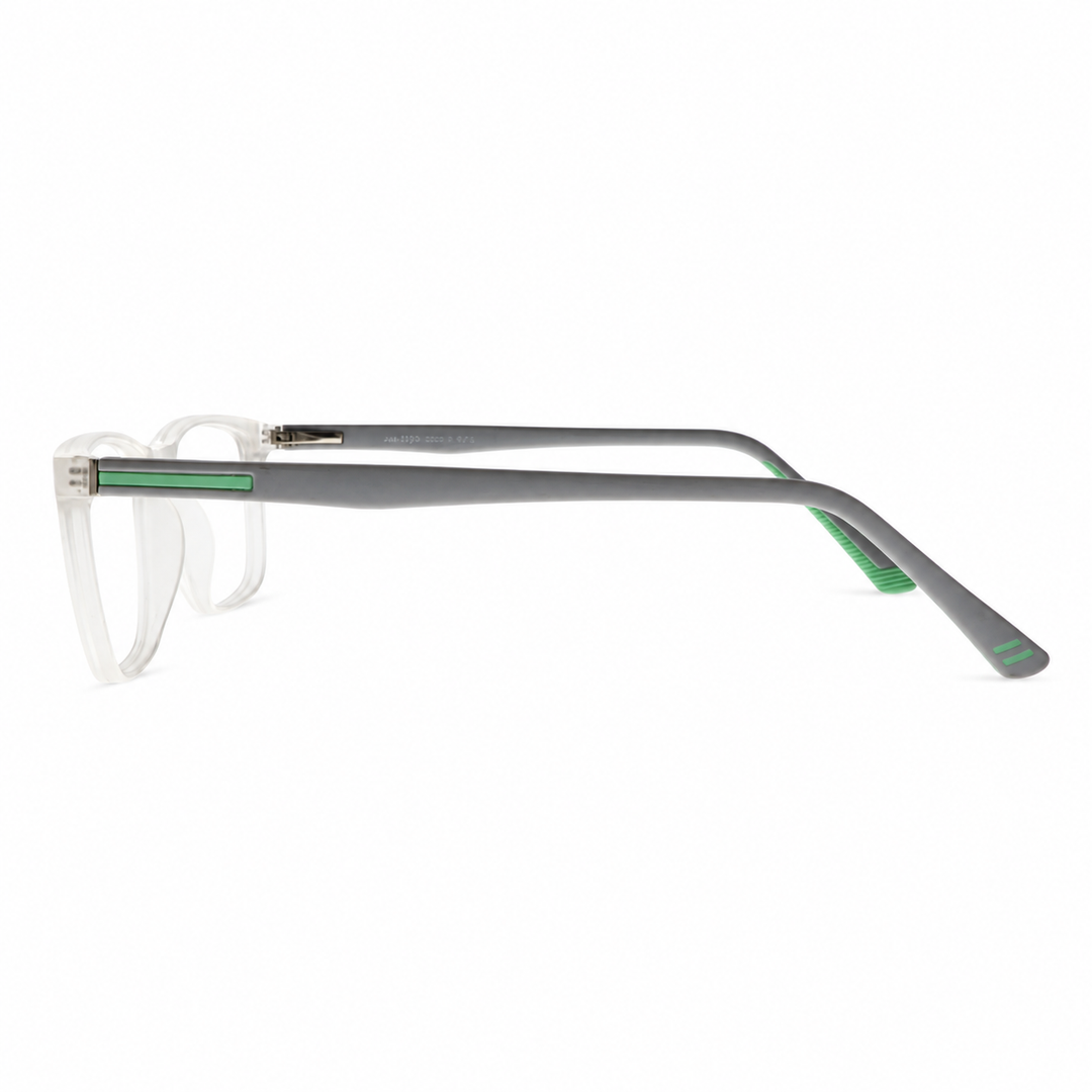 Joy Style نظارات للجنسين شكل مربع مقاس 52 Hf203c7 أبيض شفاف